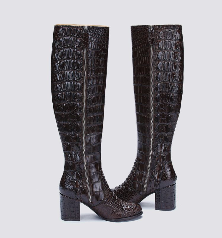 crocodile purse and crocodile boots