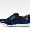 Alligator Leather Walking Sneakers-Side