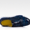 Alligator Leather Walking Sneakers-Upper