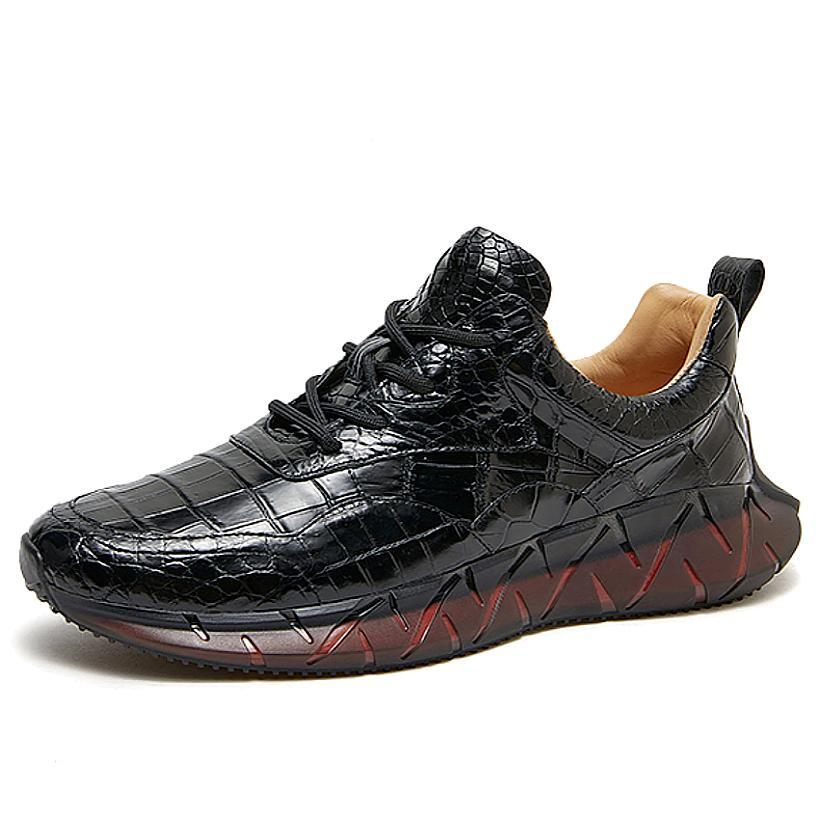 Crocodile Leather Sneakers