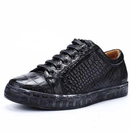 Fashion Alligator leather Sneaker Casual Alligator Leather Shoes