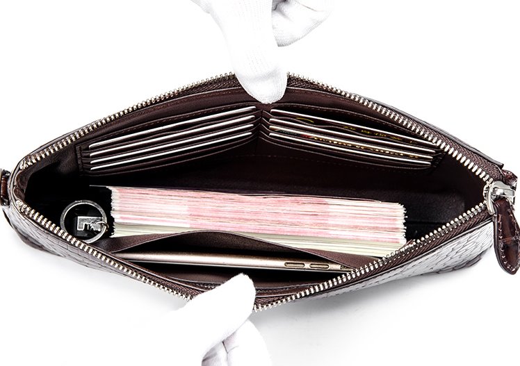 Luxury Male Leather Purse Mens Clutch Wallet