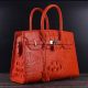 Exotic Leather Handbags-Alligator Leather Handbag