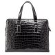 Formal Alligator Leather Briefcase Shoulder Laptop Business Bag for Men