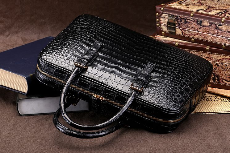 Genuine Alligator Skin Business Bag