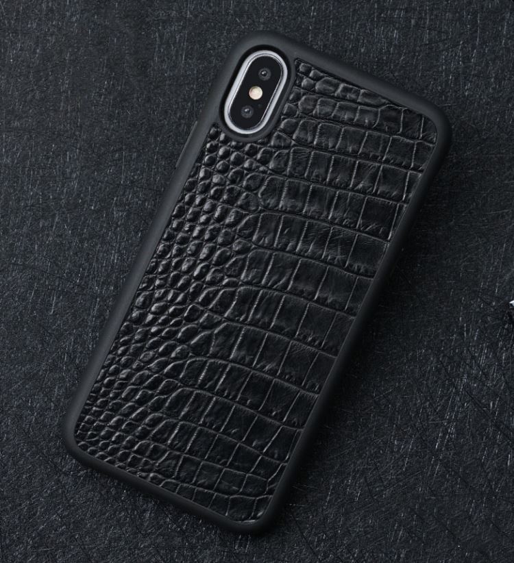 Vintage alligator skin iPhone case