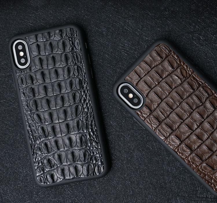 Vintage crocodile skin iPhone cases