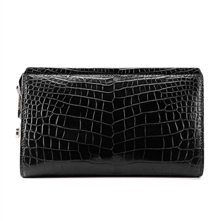 Alligator Leather Wallet Business Alligator Clutch With Lock