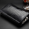 Alligator Leather Wallet Business Alligator Clutch With Lock-Display-1