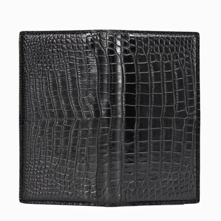 Alligator Multi-Card Long Bifold Wallet Alligator Suit Wallet for Men-Details