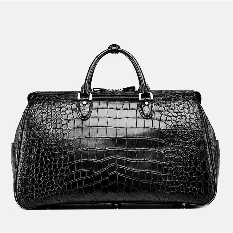 Crocodile & Alligator Leather Luggage Bag Business Trolley Travel Bag