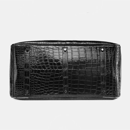 Crocodile Duffle Bag, Alligator Duffle Bag-Bottom