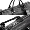 Crocodile Duffle Bag, Alligator Duffle Bag-Details