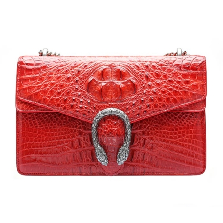 Fashion Crocodile Leather Cross Body Purse Shoulder Bag for Ladies