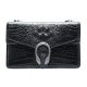 Fashion Crocodile Leather Cross Body Purse Shoulder Bag for Ladies-Black