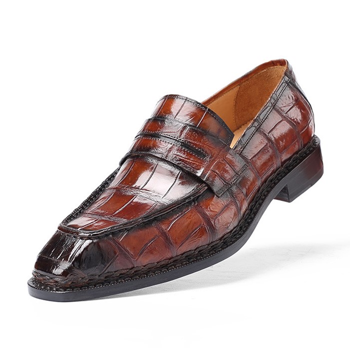 crocodile slip on shoes