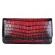 Alligator Leather Clutch Purse Long Ladies Credit Card Holder-Red