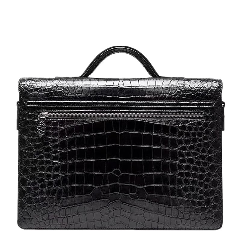 Men's Luxury Bag Alligator Crocodile Skin Shoulder Messenger