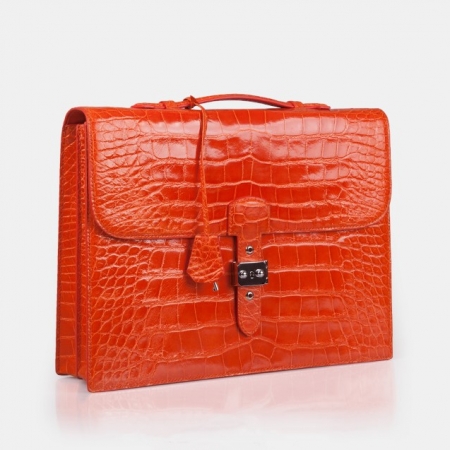 Businesswomen Alligator Leather Handbag