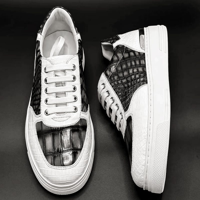 Casual Alligator Shoes Alligator Sneakers