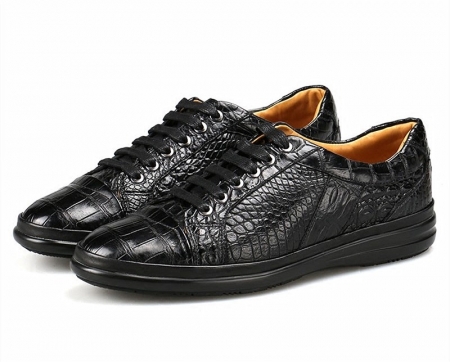 Casual Alligator Shoes Fashion Alligator Sneakers for Men-Display