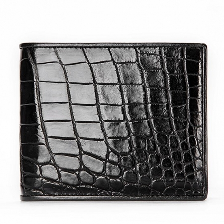 Crocodile Leather Bifold Wallet