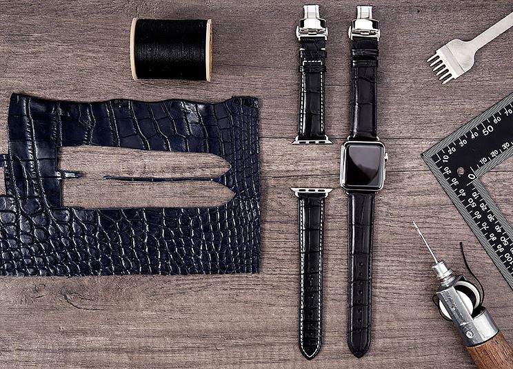 Luxury Apple Watch Bands-Black