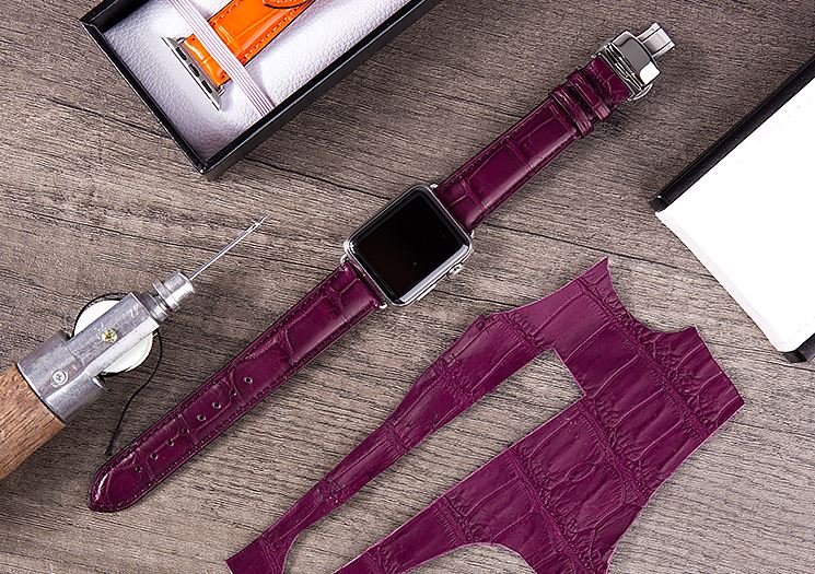 Luxury Apple Watch Bands-Purple