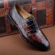 Luxury Genuine Alligator Leather Lace-up Business Formal Shoes Wedding Shoes