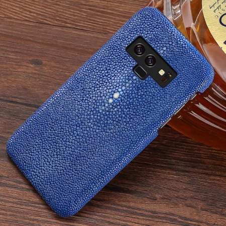 Stingray Leather Galaxy Note 9 Case-Blue