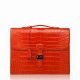 Stylish Alligator Leather Briefcase Handbag for Women