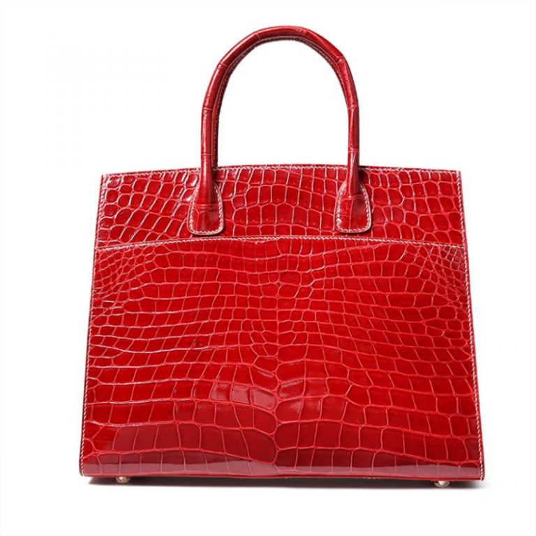 Why use crocodile skin to create the handbag