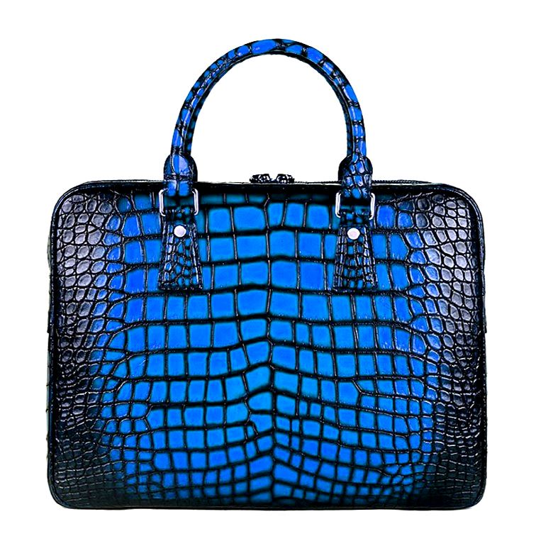 Alligator Business Bag Designer Alligator Briefcase for Men