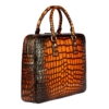 Alligator Business Bag Designer Alligator Briefcase for Men-Side