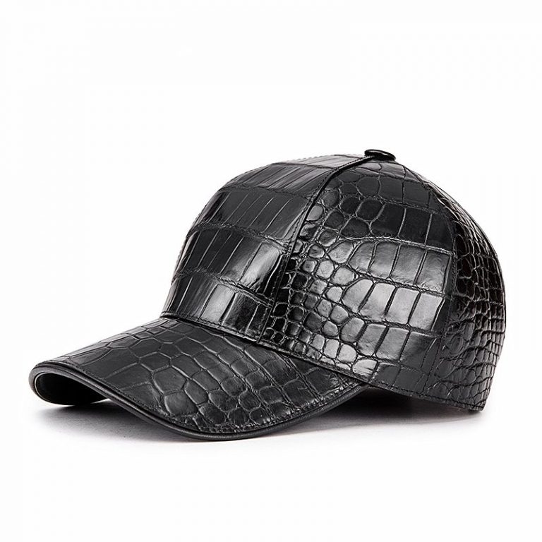 The Best Baseball Cap BRUCEGAO's Alligator Leather Baseball Cap