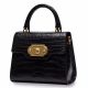 Designer Alligator Handbag Ladies Alligator Shoulder Purse Bag-Black