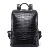 Genuine Alligator Leather Backpack Business Travel Daypack for Men
