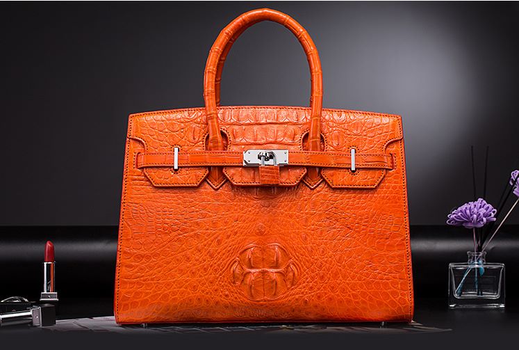 Luxury birthday gifts for her - BURCEGAO's crocodile handbag