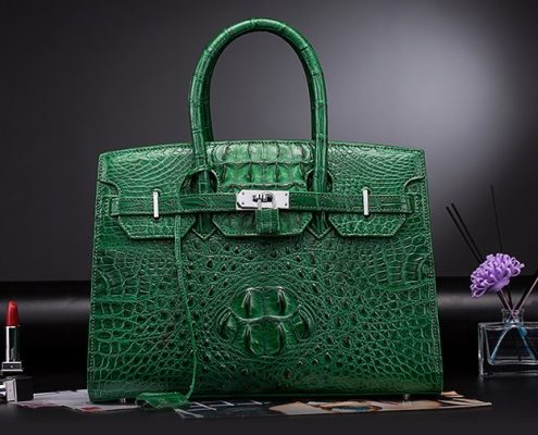 Luxury birthday gifts for her-crocodile handbag