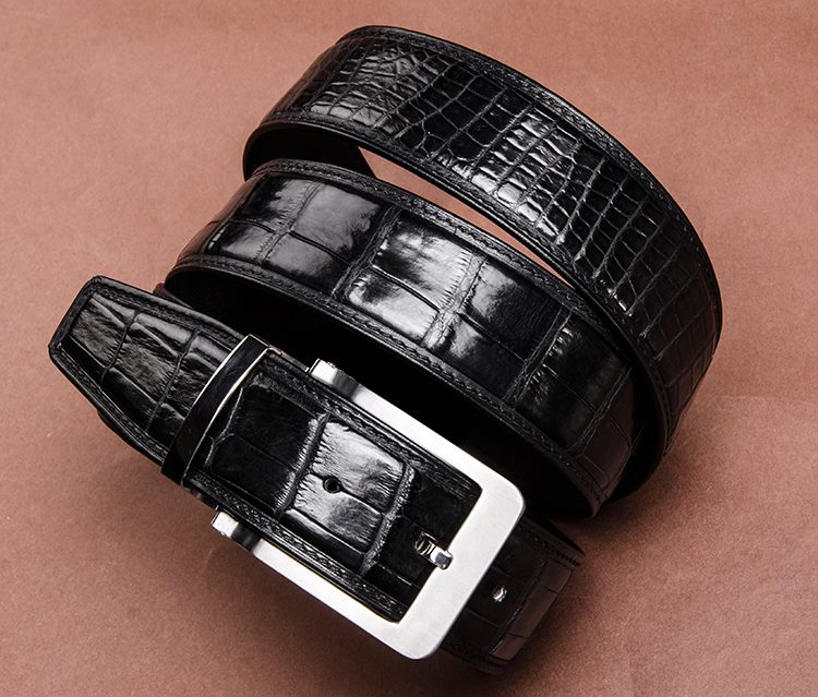 Luxury birthday gifts for him - BURCEGAO's crocodile belt