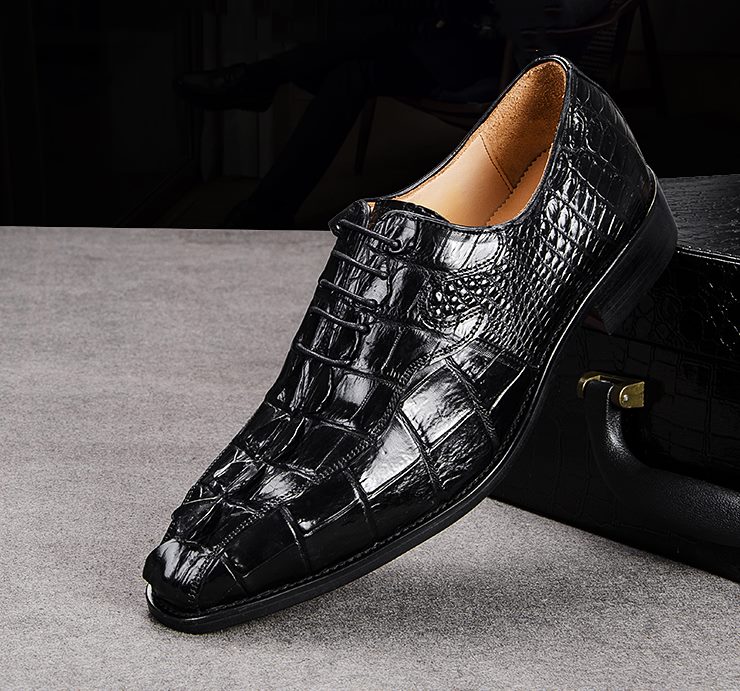 Exotic Leather Shoes-Crocodile Shoes