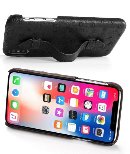 iPhone XS Max, XS Ostrich Skin Case, Ostrich Skin Cases for iPhone XS Max, XS-Details