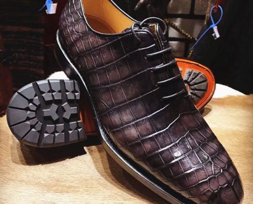 luxury alligator business shoes for men