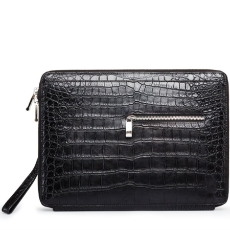 Men's Alligator Leather Business Clutch Wrist Bag