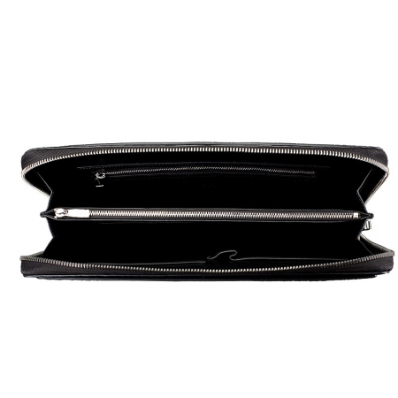 Men's Alligator Leather Business Clutch Wrist Bag-Inside