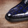Men’s Handcrafted Genuine Alligator Leather Boots-Toe