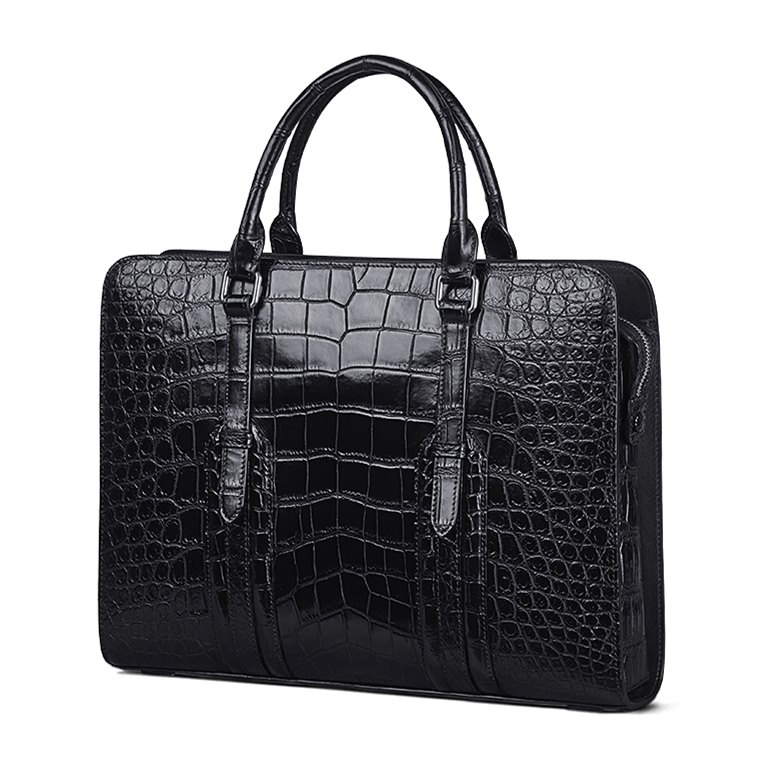 Genuine Crocodile Leather Luggage Bag Business Trolley Briefcase