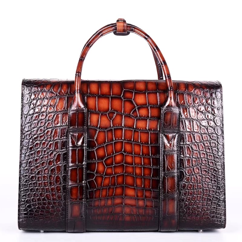 Genuine Red Crocodile alligator leather women shoulder bag, women pounch  purse | eBay