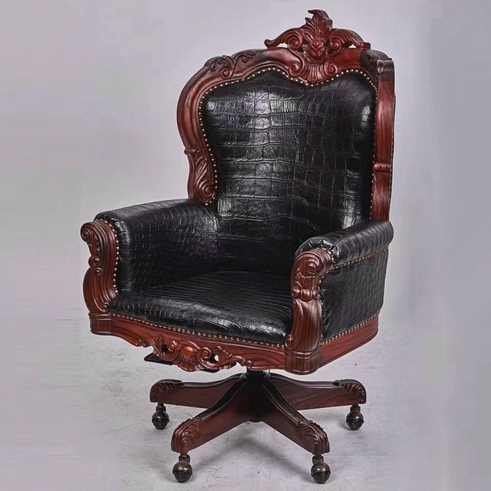Crocodile and Alligator Leather Chairs