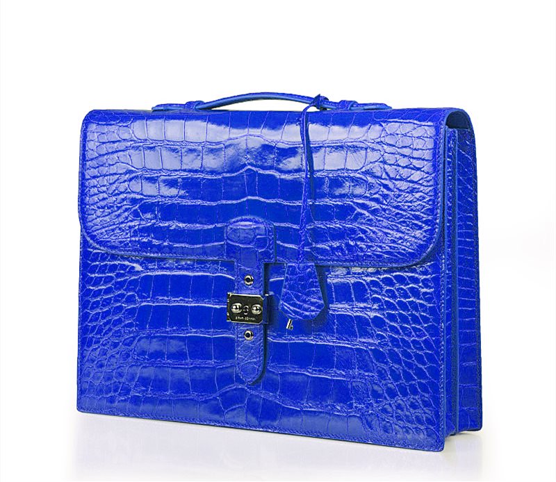 Alligator Work Bag-Blue